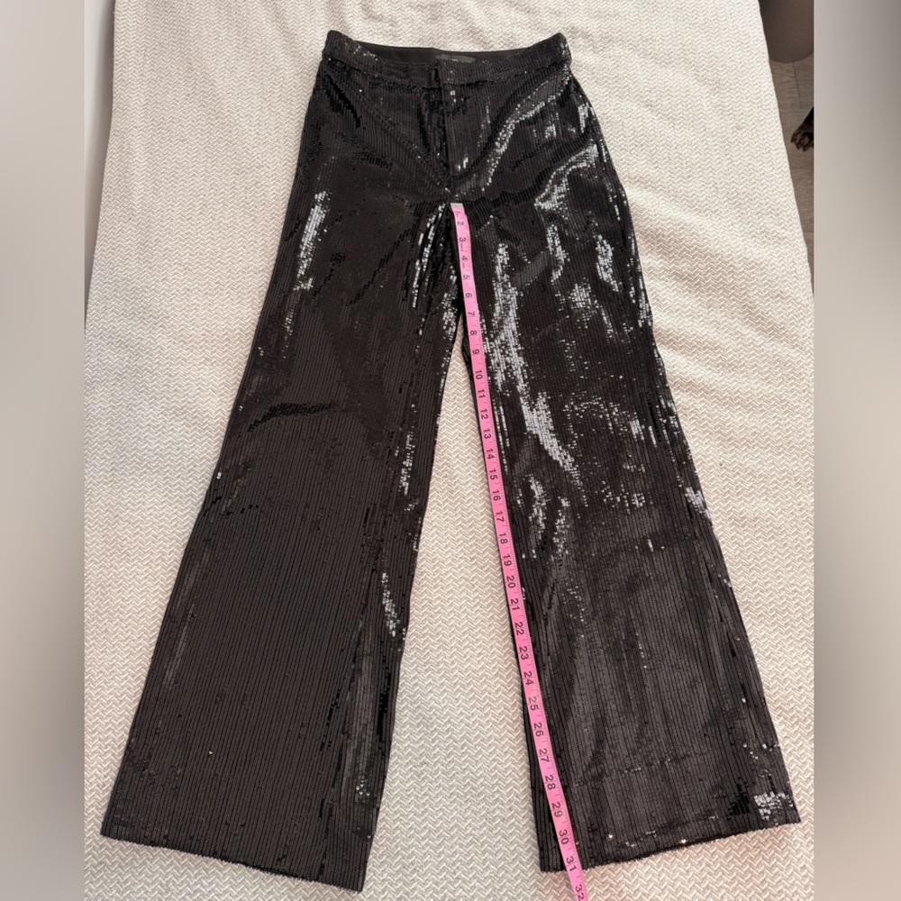 Banana Republic Black Sequin Trousers